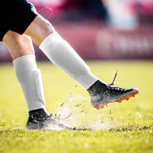 1 Pair Football Shin Guard Socks Men Women Calf Sleeves Sports Soccer Socks