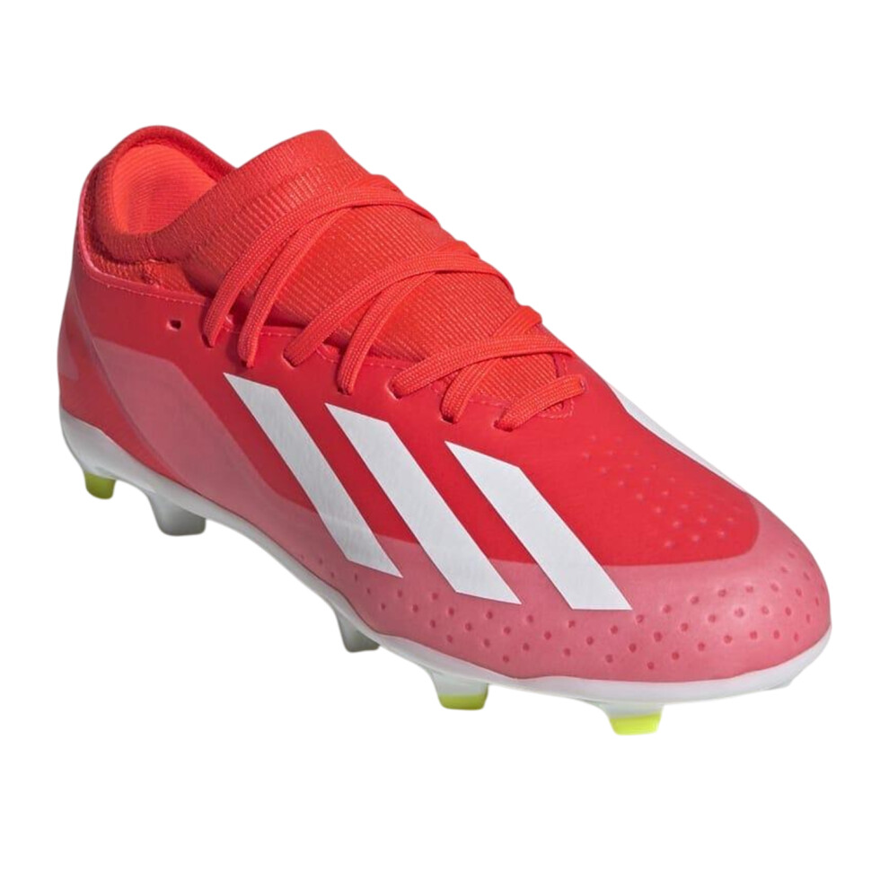 Adidas Childrens/Kids X Crazyfast League Firm Ground Football Boots Red
