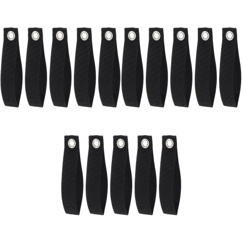 15Pièces Sangles D'arrimage Canoë Kayak Noires Robustesse 2