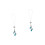 2Pièces Accessoires Suspendus Miroir Bleu Décoration Raffinée 5