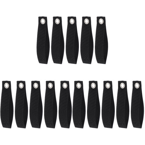 15Pièces Sangles D'arrimage Canoë Kayak Noires Robustesse 1