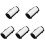 5Pièces Absorbantes Noir Pour Retrait Vernis Ongles 4