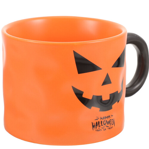2Pièces Mug Céramique Orange Forme Pour Usage