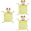 3Pièces Couverture Dentition Bébé Peluche 6