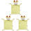 3Pièces Couverture Dentition Bébé Peluche 2