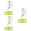 3Pièces Automatique Chat Design Cœur Facile Usage 7