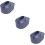 3Pièces Bols Trempage Ongles Usage Salon Et 10