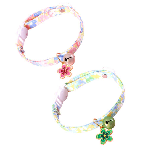 10Pièces Colliers Animaux Coton Multicolores Avec Boucle 1