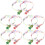 10Pièces Colliers Animaux Coton Multicolores Avec Boucle 7