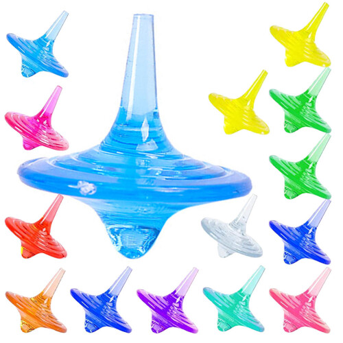 80Pièces Jouets Gyroscope Colorés Pour Coordination Enfants