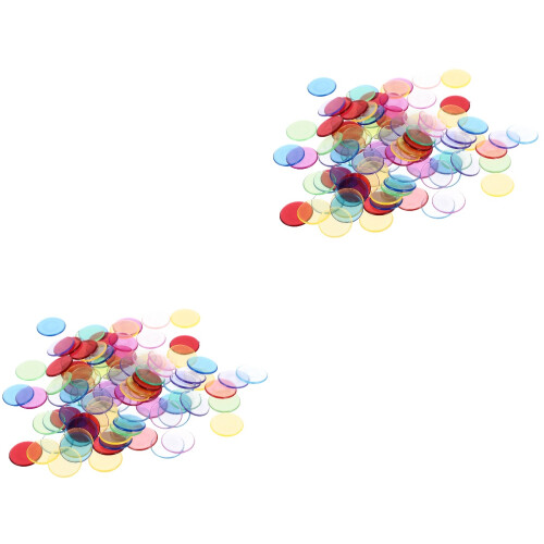 200Pièces Marqueurs Plastique Multi Usage Pour Jeux Et Math 2