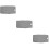 3Pièces Spa En Coton Tricoté Gris Pour Lit De Massage 11