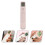 Draagbare Ukulele Chord Trainer Roze ABS Voor Beginners 10