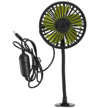 2St Plastic Auto Zitventilator Met Krachtige Motor En Stille