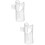 2Pièces Embouts Flûte Professionnels Nylon Accessoires Transparent 8