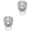 2Pièces Broche Lion Argentée Accessoire Stylé Pour Masculin 5