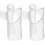 2Pièces Embouts Flûte Professionnels Nylon Accessoires Transparent 4