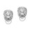 2Pièces Broche Lion Argentée Accessoire Stylé Pour Masculin 6