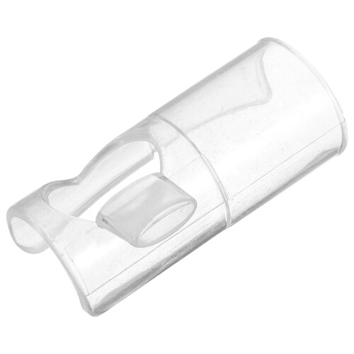 2Pièces Embouts Flûte Professionnels Nylon Accessoires Transparent 2