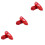 3Paires Chaussures De Danse Durable Ballet Yoga Antidérapant 5