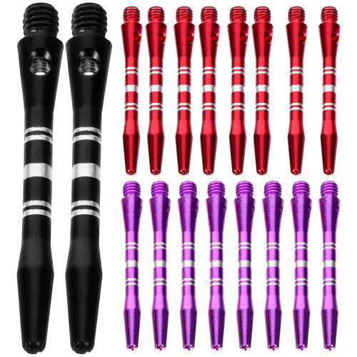 90Pièces Shafts De Remplacement En Aluminium Coloré Pour Fléchettes 1