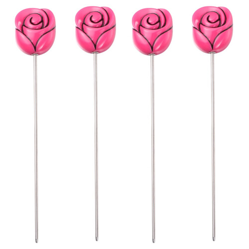 4Pièces Testeur De Rose Facile À Acier Inoxydable 1