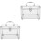 2Pièces Coffrets De Rangement Cd Dvd Argent En 5