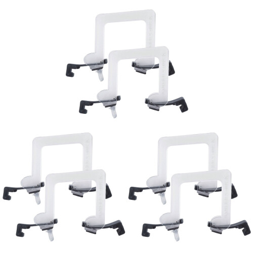 6Pièces Accessoire Violon Transparent Corrige Posture Durable Portable 1