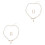 2Ensembles Ensemble Bijoux Perle Dorée Décor Collier Et Boucles Filles 3