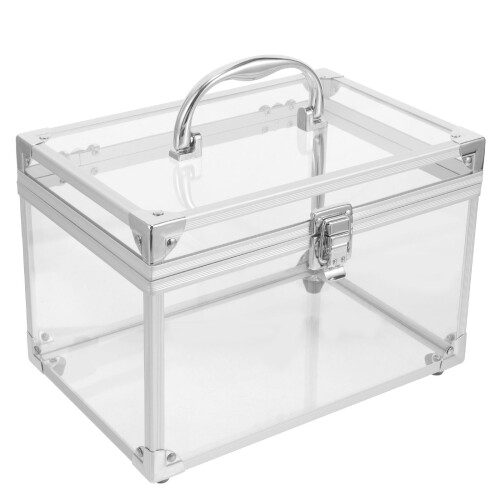 2Pièces Coffrets De Rangement Cd Dvd Argent En 2