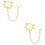 2Pièces Clips Dorés Délicats Pour Usage 4