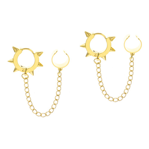 2Pièces Clips Dorés Délicats Pour Usage 1