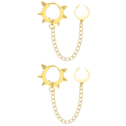 2Pièces Clips Dorés Délicats Pour Usage 2