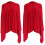 2Pièces Cache-Allaitement Maman Coton Rouge Taille Ajustable 4