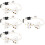 4Pièces Colliers Chat Style Nœud Clochette 6