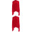 2Pièces Cache-Allaitement Maman Coton Rouge Taille Ajustable 7