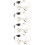 4Pièces Colliers Chat Style Nœud Clochette 7