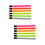 12Pièces Bracelets Reflets PVC Multicolores Pour Sport Sorties 7