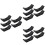 15Pièces Support Haltère Noir Stable Pour Rangement Protection Sol 6