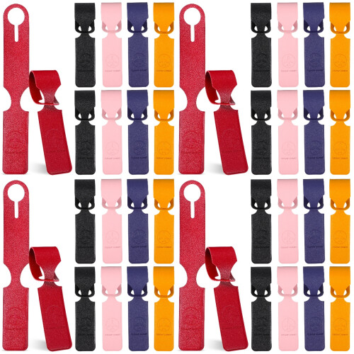 40Pièces Étiquettes Durables Pour En PU Coloré 2