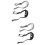4Pièces Mentonnière Casque Flexible 9