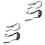 4Pièces Mentonnière Casque Flexible 5