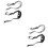 4Pièces Mentonnière Casque Flexible 8