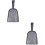 2Pièces Pelle Multifonction Grise En Acier Pour Cuisine 5