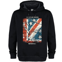 (M, Black) Amplified Unisex Adult Waterfall The Stone Roses Hoodie