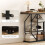 Homcom HOMCOM Industrial Console Table, Hallway Table with 4-Tier Shelves 6