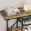 Homcom HOMCOM Industrial Console Table, Hallway Table with 4-Tier Shelves 9