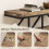 Homcom HOMCOM Industrial Console Table, Hallway Table with 4-Tier Shelves 5