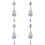 4Pièces Décoration Murale Suspendue Instruments 6