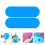 80Pièces Patchs Réparation Matériel Gonflable Bleu Durable 10